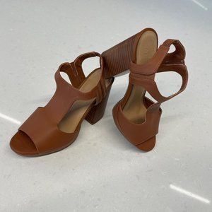 Urban Outfitters Brown Block Heel Sandals